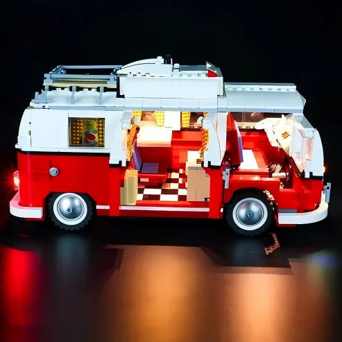 LEGO 10220 Volkswagen T1 Camper Van Mirror Acrylic Display Case - Dustproof Showcase