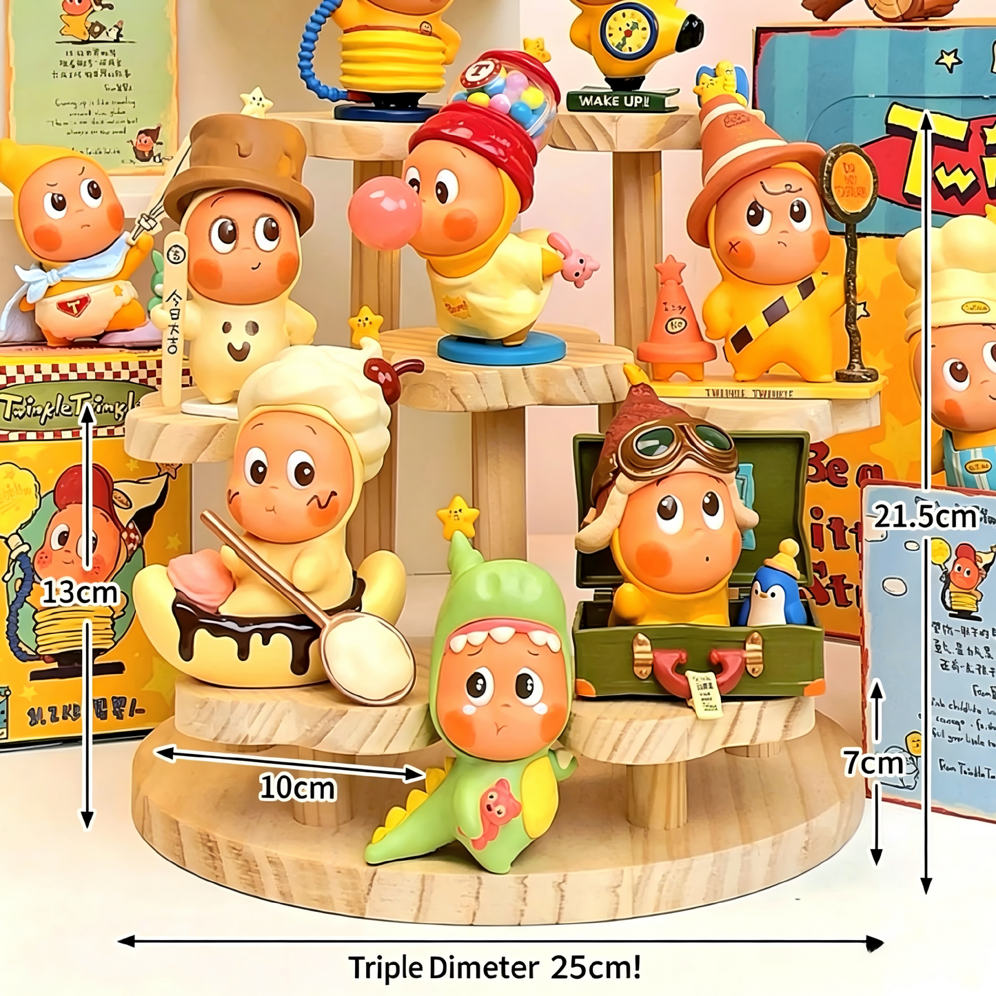 Over 70 styles of personalized display stands—modern solid wood (simple snap-fit DIY assembly) - Scoparius case