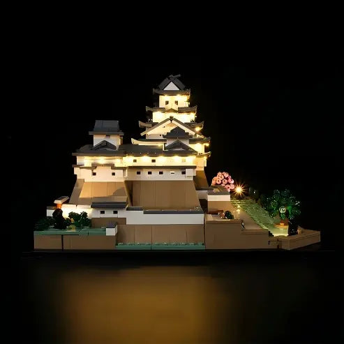 LEGO 21060 Himeji Castle Mirror Acrylic Display Case - Dustproof Showcase