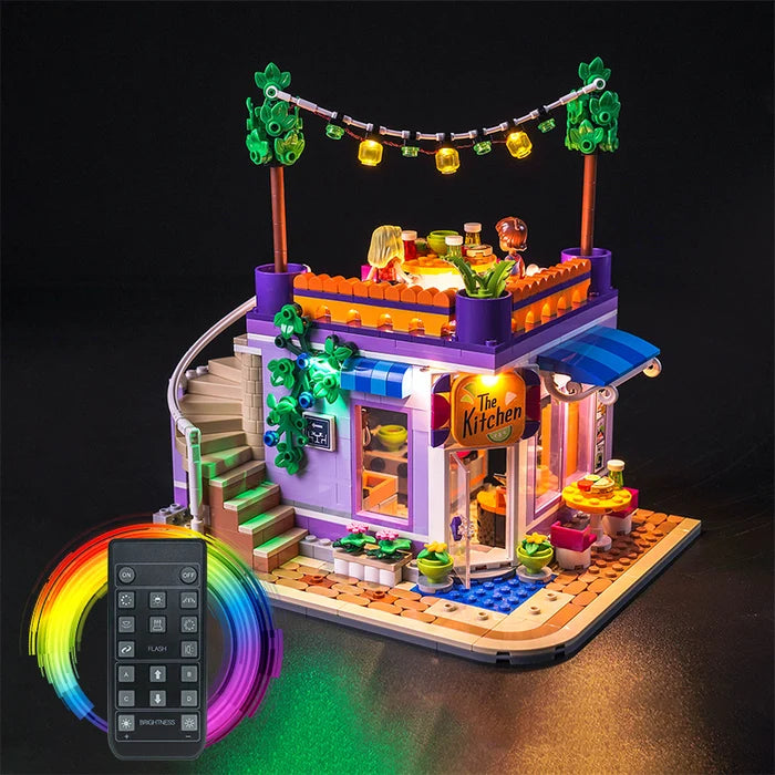 LEGO 41747 Estuche de exhibición de acrílico espejo para la Cocina Comunitaria de Heartlake City - Vitrina a prueba de polvo