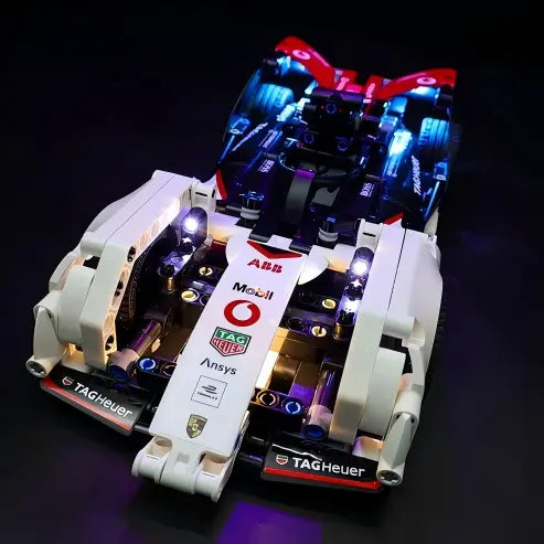 LEGO 42137 Formula E Porsche 99X Electric Vitrine de présentation en acrylique miroir - Présentoir anti-poussière