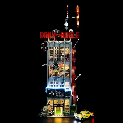 LEGO 76178 Daily Bugle Spejl Akryl Udstillingsvitrine - Støvtæt Showcase