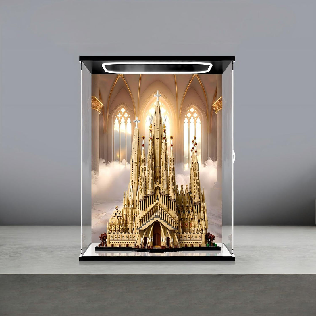 LEGO Display Case for Sagrada Família 21065: $169.50 to $214.70, and What Each Tier Buys You