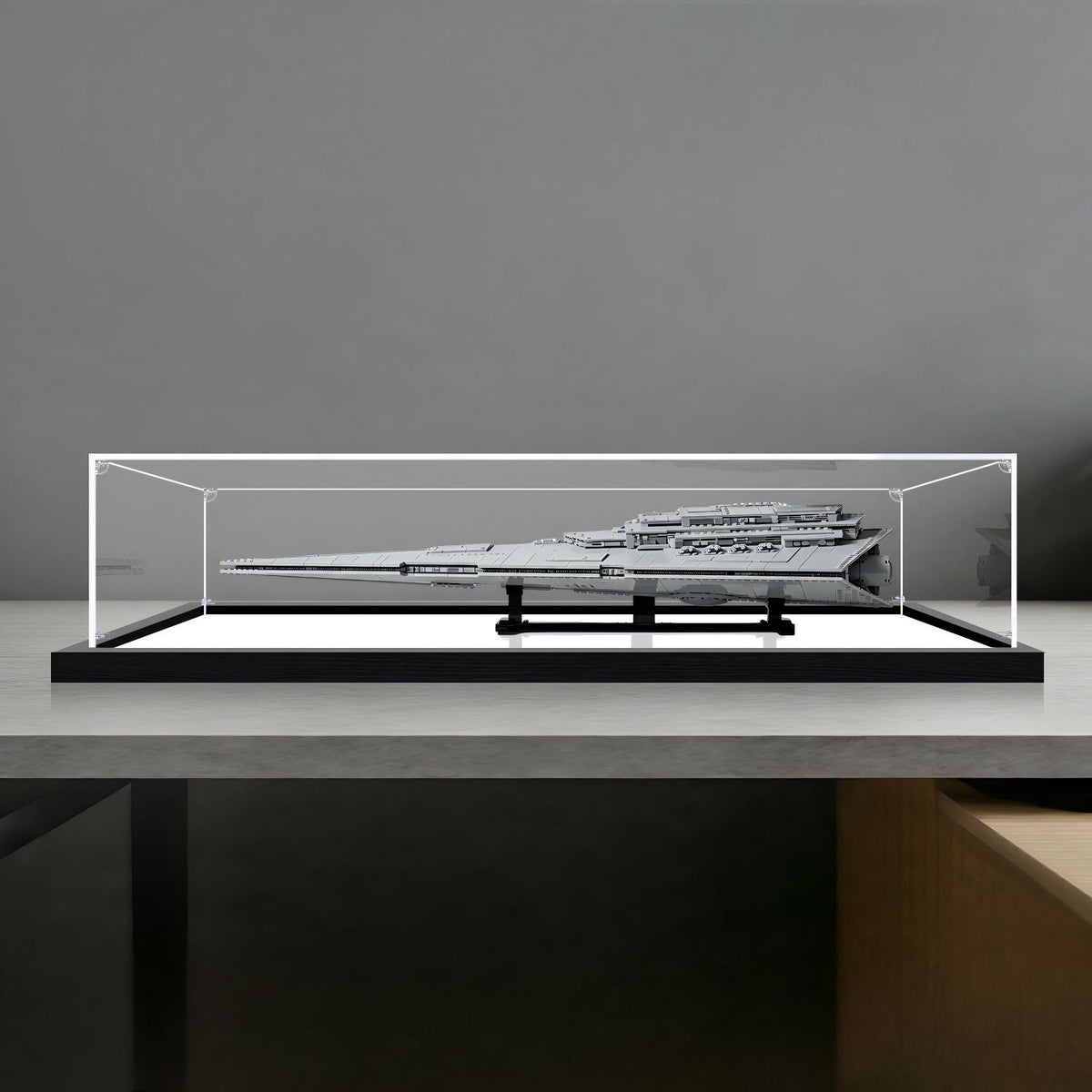 LEGO 75457 Executor Super Star Destroyer Mirror Display Case No Background
