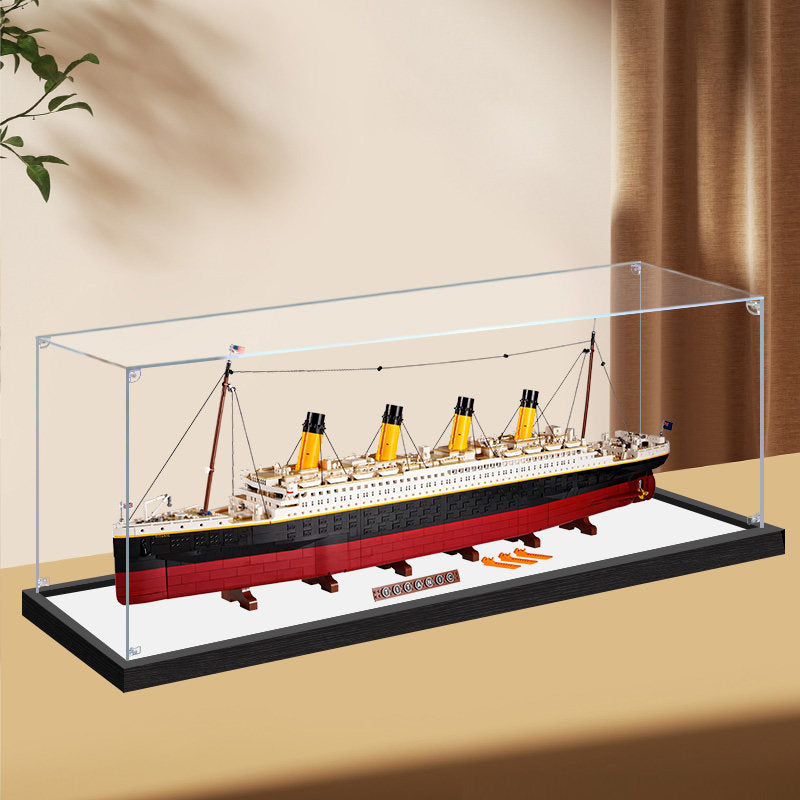 LEGO 10294 Titanic Mirror Acrylic Display Case - Dustproof Showcase