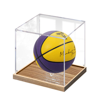 Universal Clear Acrylic Display Stand for All Sports Balls (Basketball, Rugby, Baseball & More)