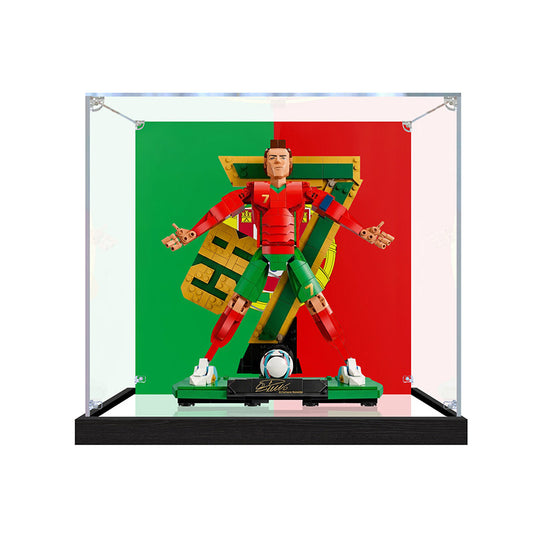 Acrylic Display Case for LEGO 43016, with Themed Printed Background & Dustproof Box