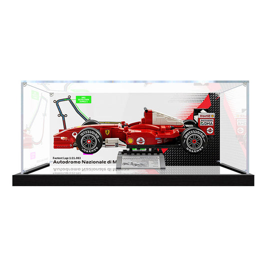 Acrylic Display Case for LEGO 11375, with Themed Printed Background & Dustproof Box