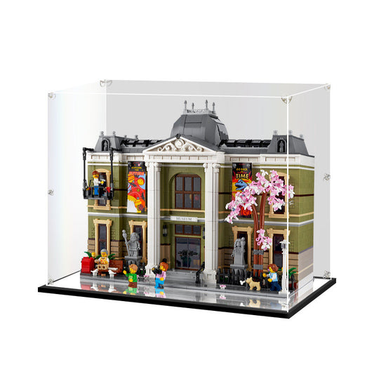 Acrylic Display Case for LEGO 75192 Millennium Falcon, with Themed Printed Background & Dustproof Box