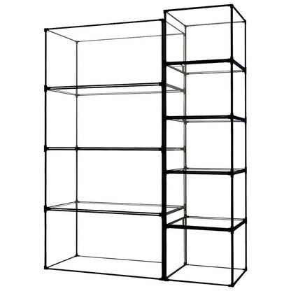 Premium Clear Acrylic Display Box with Magnetic Door & Black Aluminum Frame - Dustproof Showcase (Any Size)