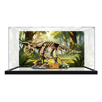 Acrylic Display Case for LEGO 77985 LEGO Ideas: The Sound of Music (Alt), with Themed Printed Background & Dustproof Box