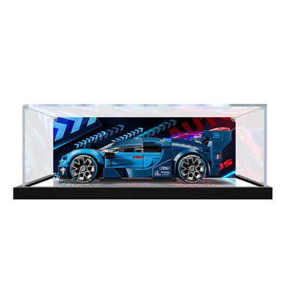 Acrylic Display Case for LEGO 77253 LEGO Star Wars, with Themed Printed Background & Dustproof Box