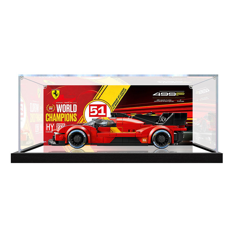 Acrylic Display Case for LEGO 77261 LEGO Star Wars, with Themed Printed Background & Dustproof Box