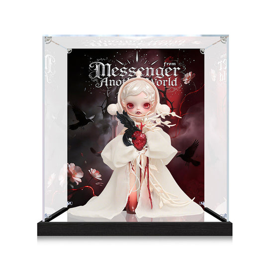Suitable for Messenger From Another World Display Case – Showcase with UV-Printed Background & Mirror Base
