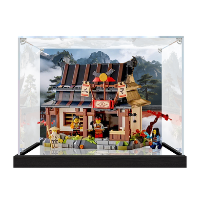 Acrylic Display Case for LEGO 71858, with Themed Printed Background & Dustproof Box