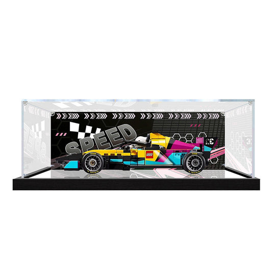 Acrylic Display Case for LEGO 77258 LEGO Star Wars, with Themed Printed Background & Dustproof Box
