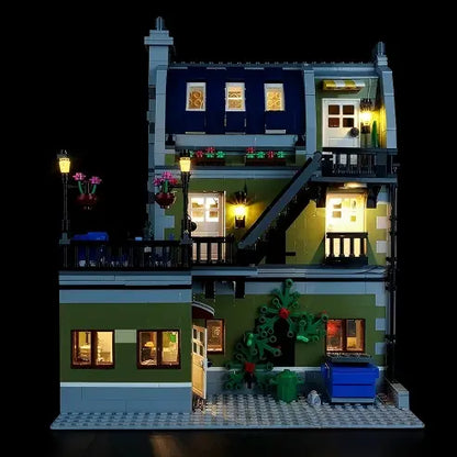 LEGO 10243 Restaurant parisien Vitrine d'exposition en acrylique miroir - Présentoir anti-poussière