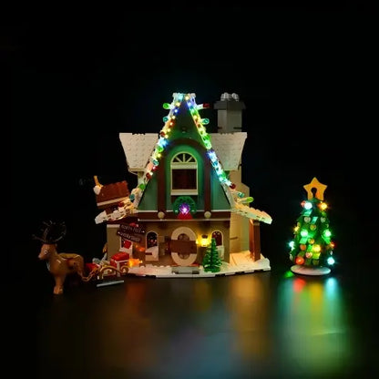 LEGO 10275 Elf Club House Mirror Acrylic Display Case - Dustproof Showcase