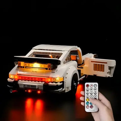 LEGO 10295 Porsche 911 Vitrine de Exibição em Acrílico Espelhado - Mostruário à Prova de Poeira