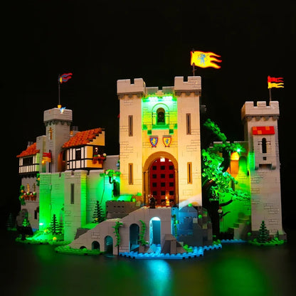 LEGO 10305 Lion Knights' Castle Spiegel-Acryl-Vitrine - Staubdichte Vitrine