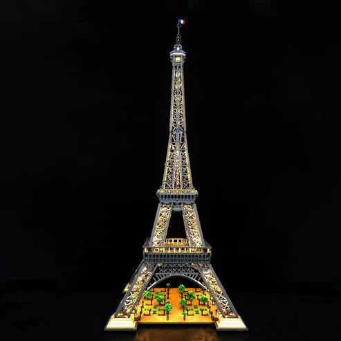 LEGO 10307 Eiffel Tower Mirror Acrylic Display Case - Dustproof Showcase