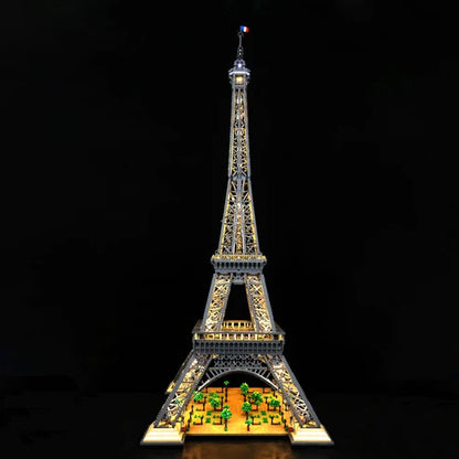 LEGO 10307 Eiffel Tower Mirror Acrylic Display Case - Dustproof Showcase