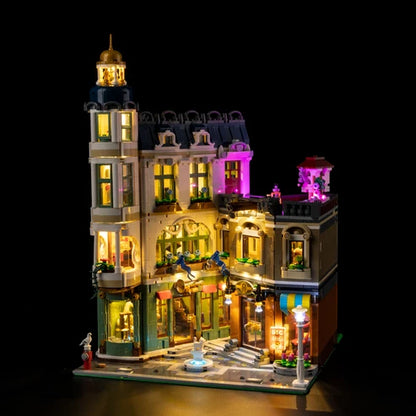 LEGO 11371 Vetrina Specchio con Luce ad Anello e Sfondo Stampato UV - Espositore Antipolvere