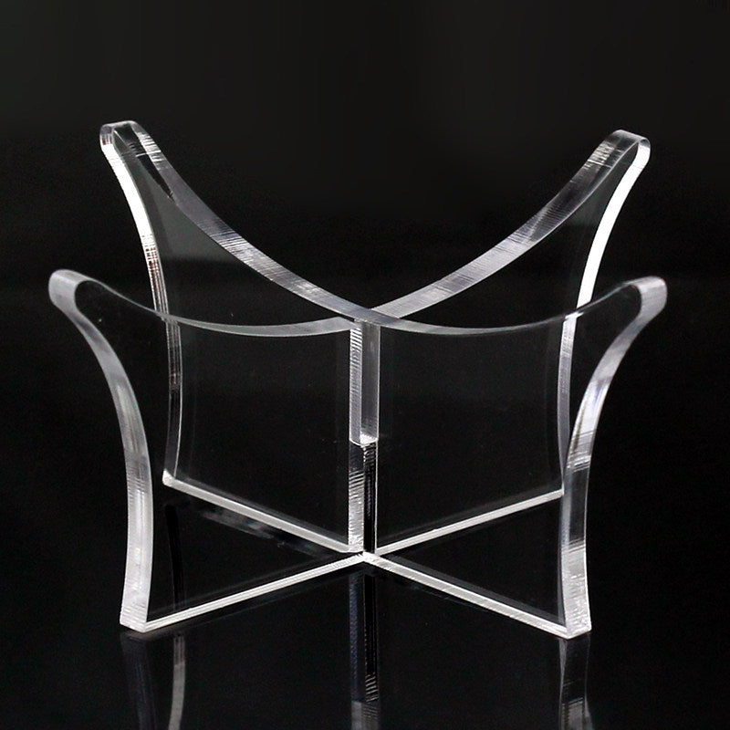 Universal Clear Acrylic Display Stand for All Sports Balls (Basketball, Rugby, Baseball & More)