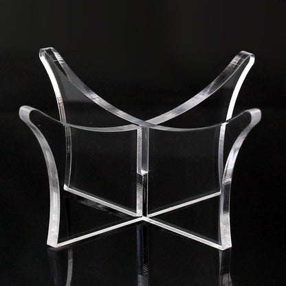 Universal Clear Acrylic Display Stand for All Sports Balls (Basketball, Rugby, Baseball & More)