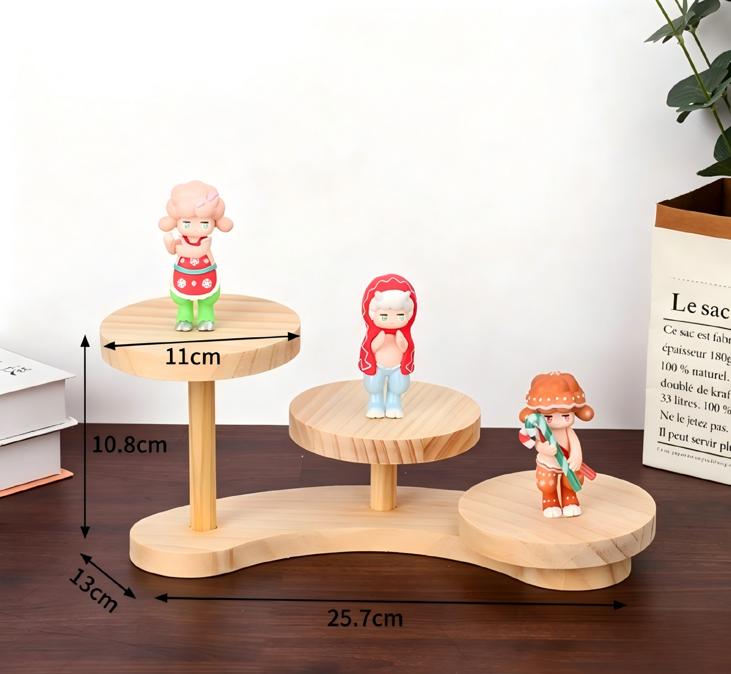 Over 70 styles of personalized display stands—modern solid wood (simple snap-fit DIY assembly) - Scoparius case