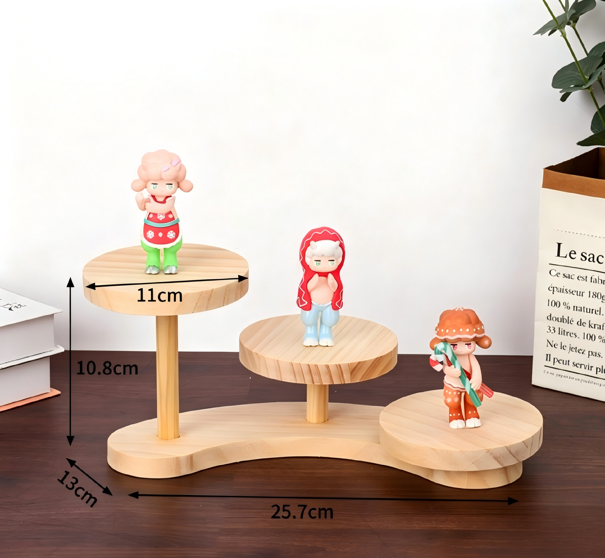 Over 70 styles of personalized display stands—modern solid wood (simple snap-fit DIY assembly) - Scoparius case