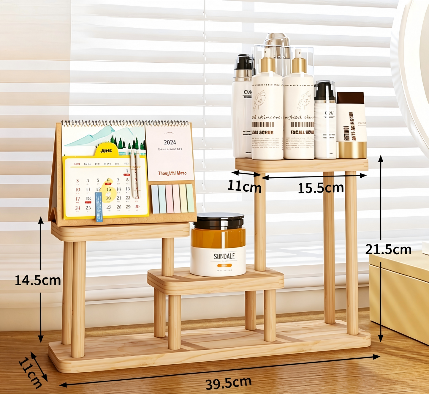 Over 70 styles of personalized display stands—modern solid wood (simple snap-fit DIY assembly) - Scoparius case