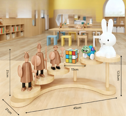 Over 70 styles of personalized display stands—modern solid wood (simple snap-fit DIY assembly) - Scoparius case
