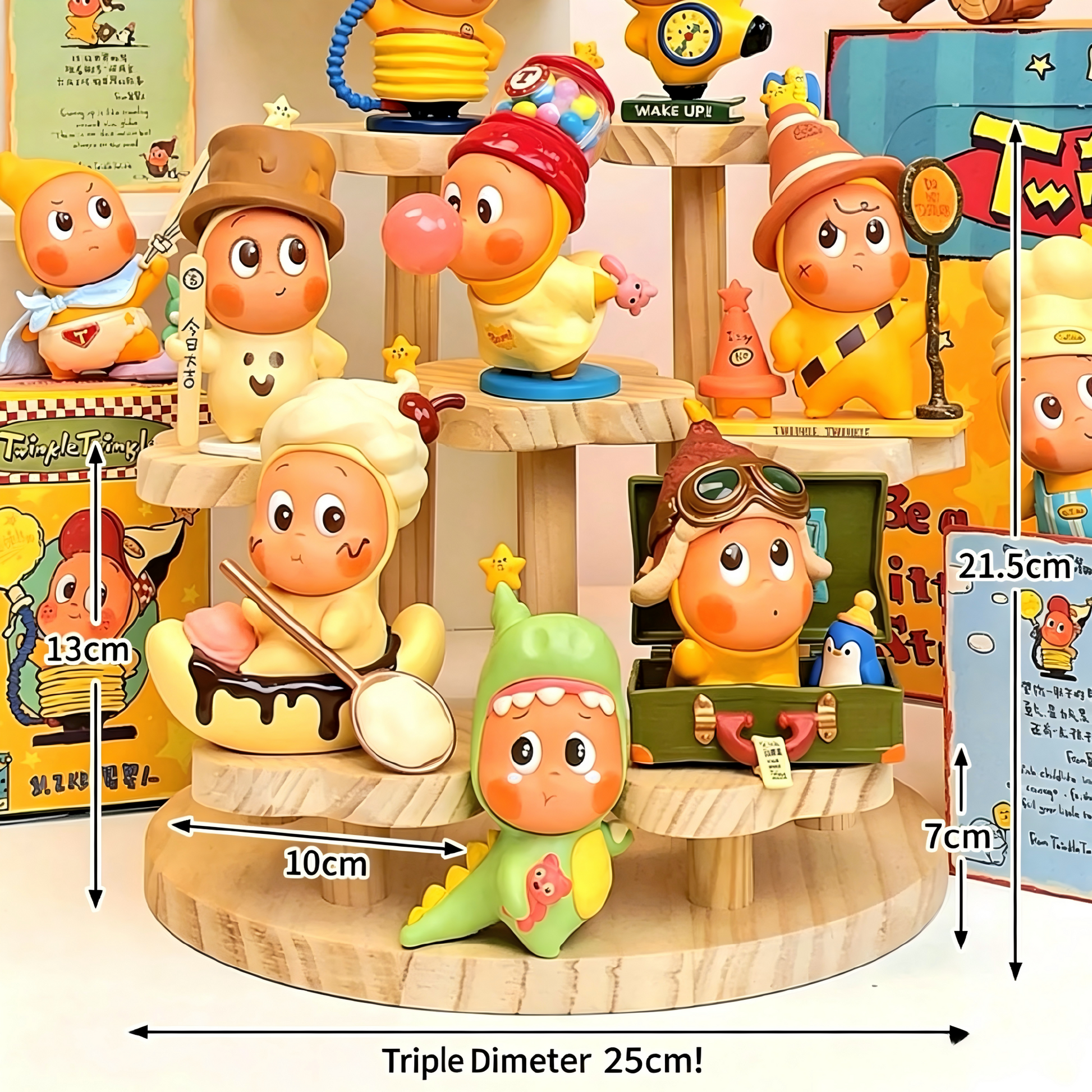 Over 70 styles of personalized display stands—modern solid wood (simple snap-fit DIY assembly) - Scoparius case