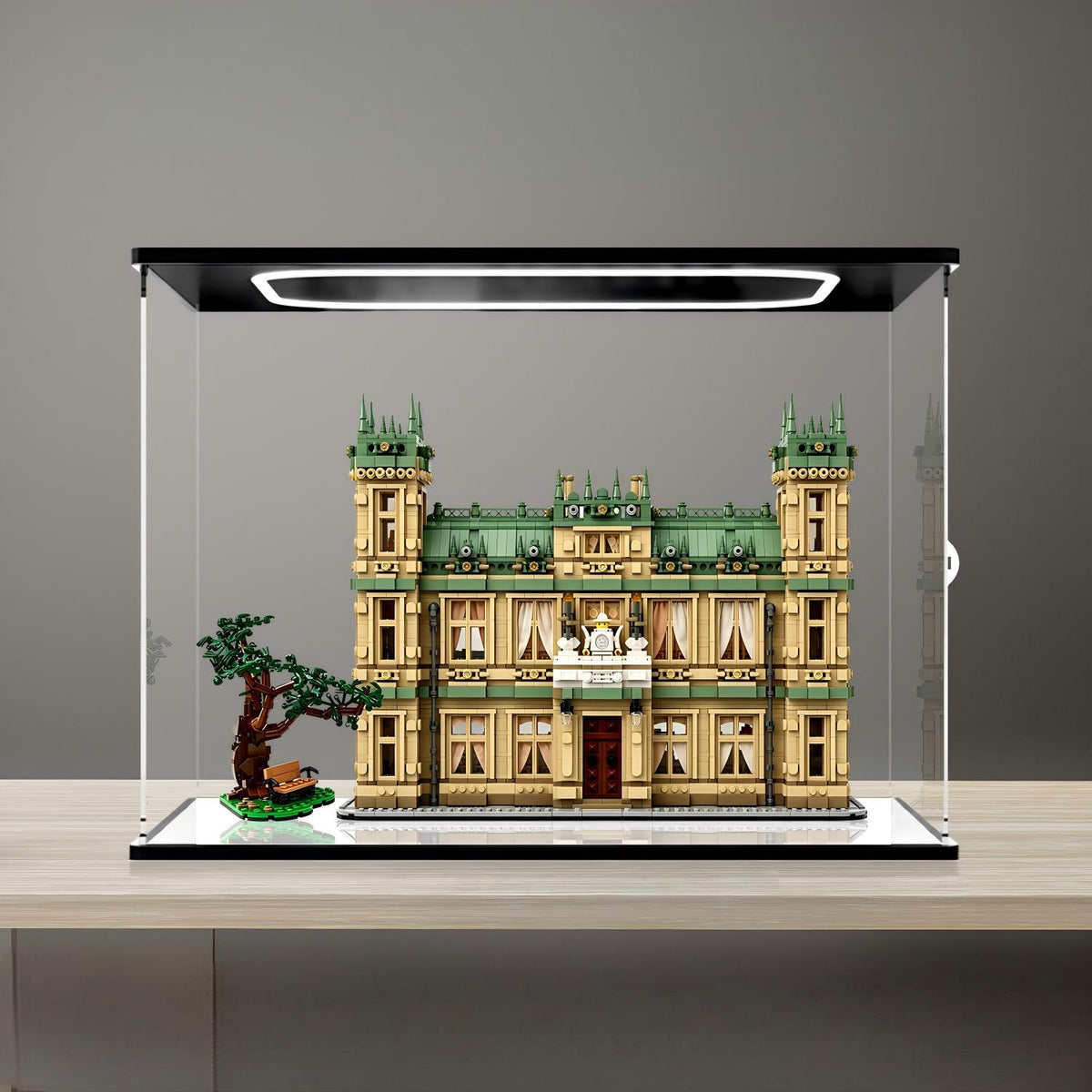 LEGO 21373 Downton Abbey Mirror Display Case with Ring Light