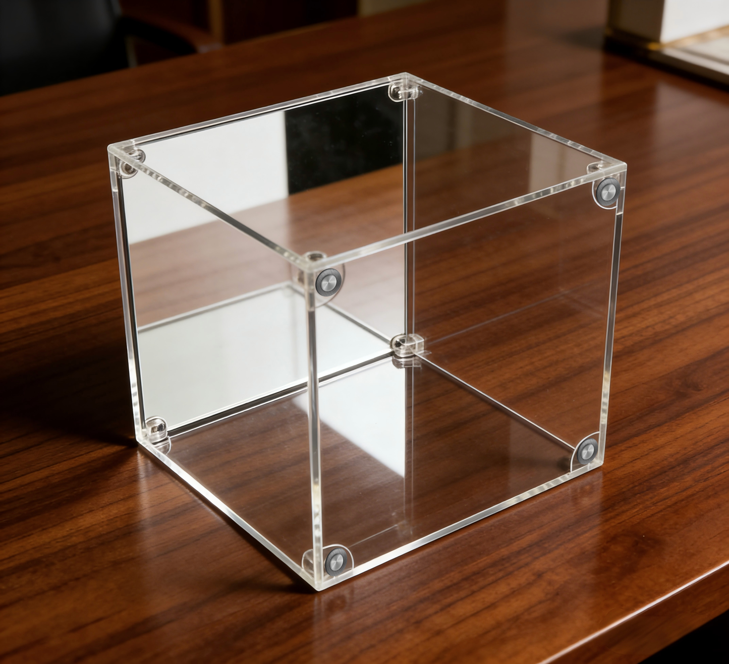 Scoparius® Modular Clear Acrylic Display Case - Dustproof Cube for Collectibles Magnetic door closure (Multiple Sizes) - Scoparius case