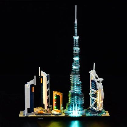 LEGO 21052 Dubai Mirror Acrylic Display Case - Dustproof Showcase