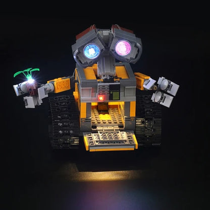 LEGO 21303 WALL-E Spejl Akryl Display Case - Støvtæt Udstillingsvitrine