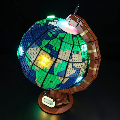 LEGO 21332 Der Globus-Spiegel Acryl-Vitrine - Staubdichte Ausstellungsvitrine