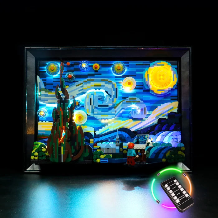 LEGO 21333 The Starry Night Mirror Acrylic Display Case - Dustproof Showcase