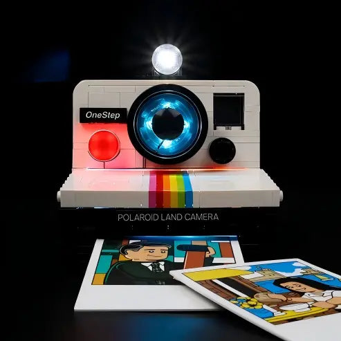 LEGO 21345 Polaroid OneStep SX-70 Camera Mirror Acrylic Display Case - Dustproof Showcase