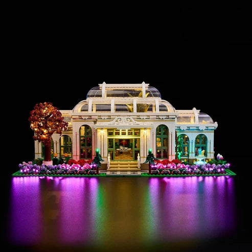 LEGO 21353 A Caixa de Exposição de Espelho de Jardim Botânico com Luz de Anel e Fundo Impresso em UV - Vitrine à Prova de Poeira