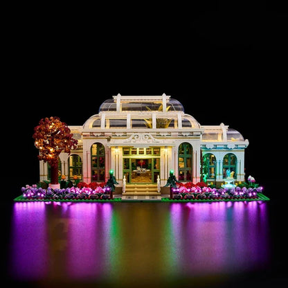LEGO 21353 A Caixa de Exposição de Espelho de Jardim Botânico com Luz de Anel e Fundo Impresso em UV - Vitrine à Prova de Poeira
