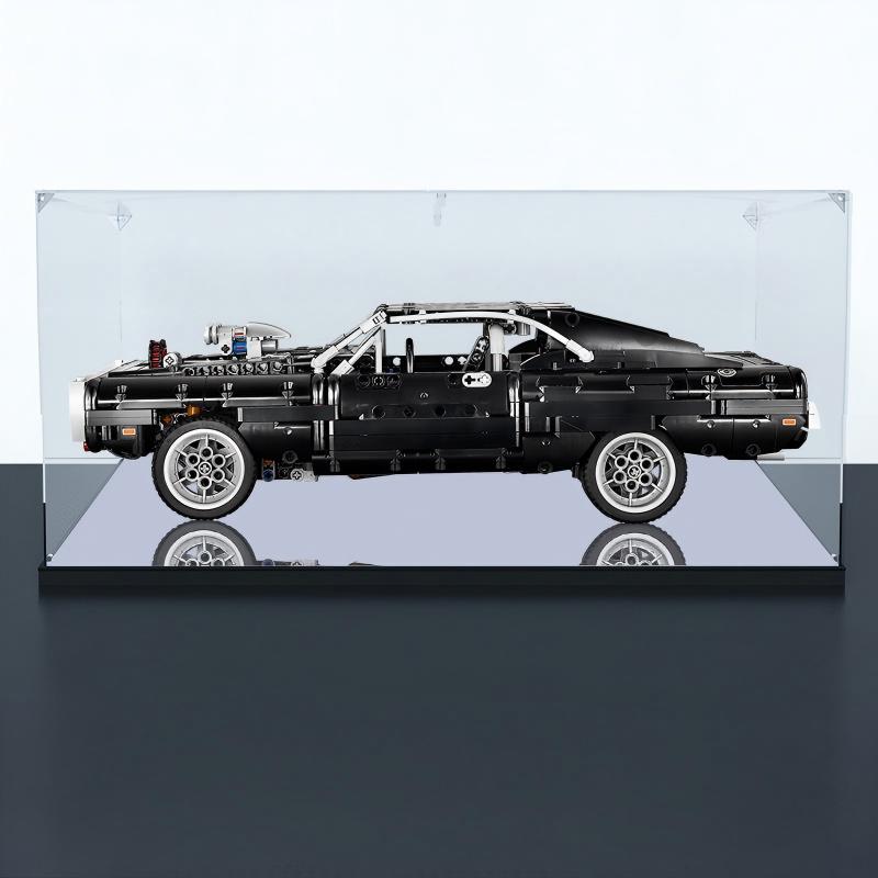 LEGO 42111 Dom's Dodge Charger Mirror Display Case No Background
