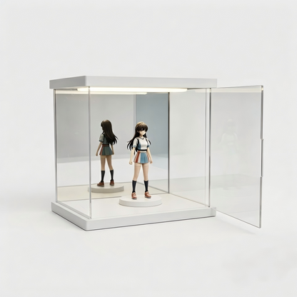 Customizable acrylic display cases—available in a wide range of styles and sizes, with a maximum length of 240 cm (95 in). - Scoparius case