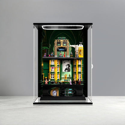 LEGO 76476 The Ministry of Magic Mirror Display Case with Ring Light and Themed Background