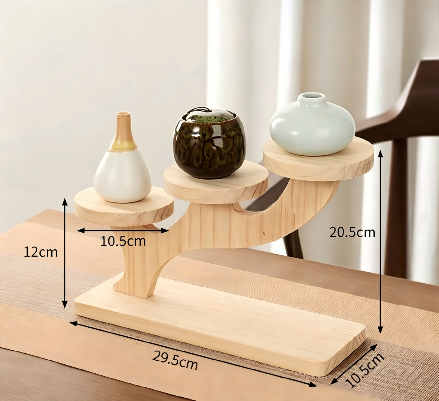 Over 70 styles of personalized display stands—modern solid wood (simple snap-fit DIY assembly) - Scoparius case