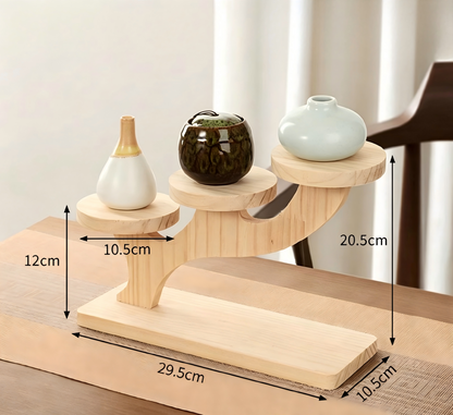 Over 70 styles of personalized display stands—modern solid wood (simple snap-fit DIY assembly) - Scoparius case