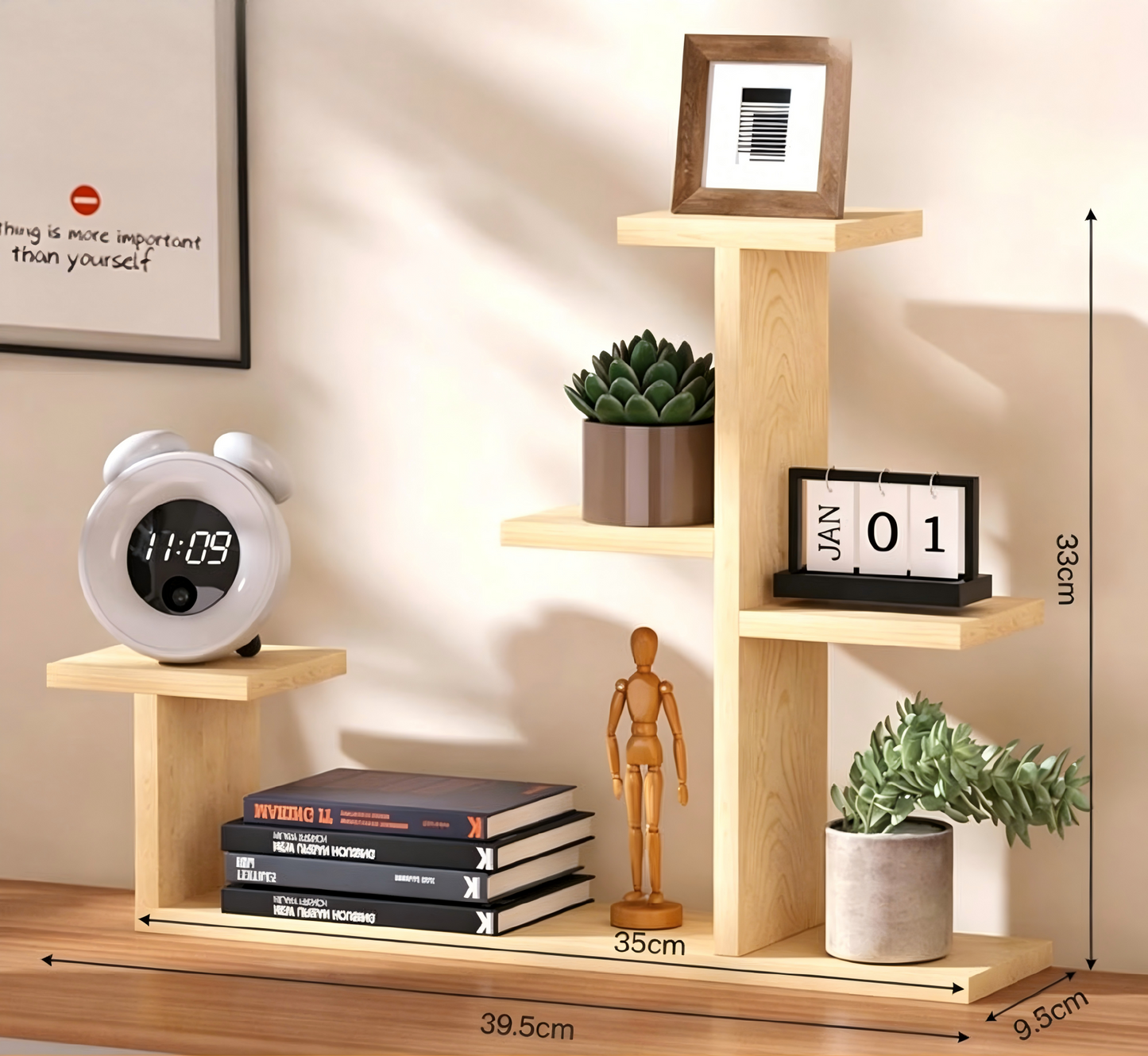 Over 70 styles of personalized display stands—modern solid wood (simple snap-fit DIY assembly) - Scoparius case