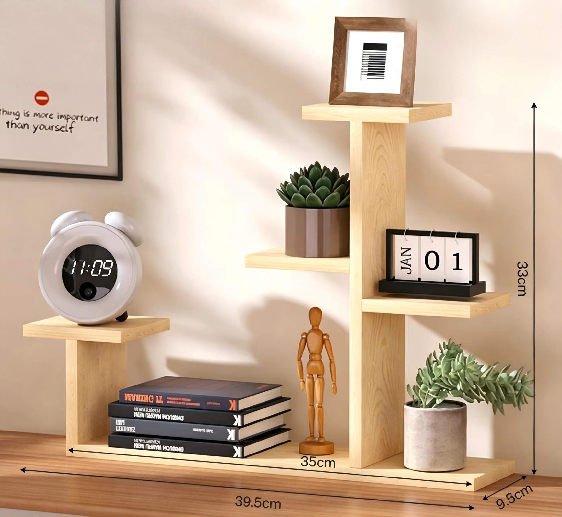 Over 70 styles of personalized display stands—modern solid wood (simple snap-fit DIY assembly) - Scoparius case